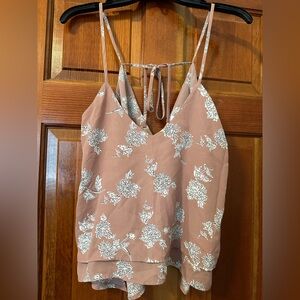 Nordstrom Pink Floral Top - Size S
